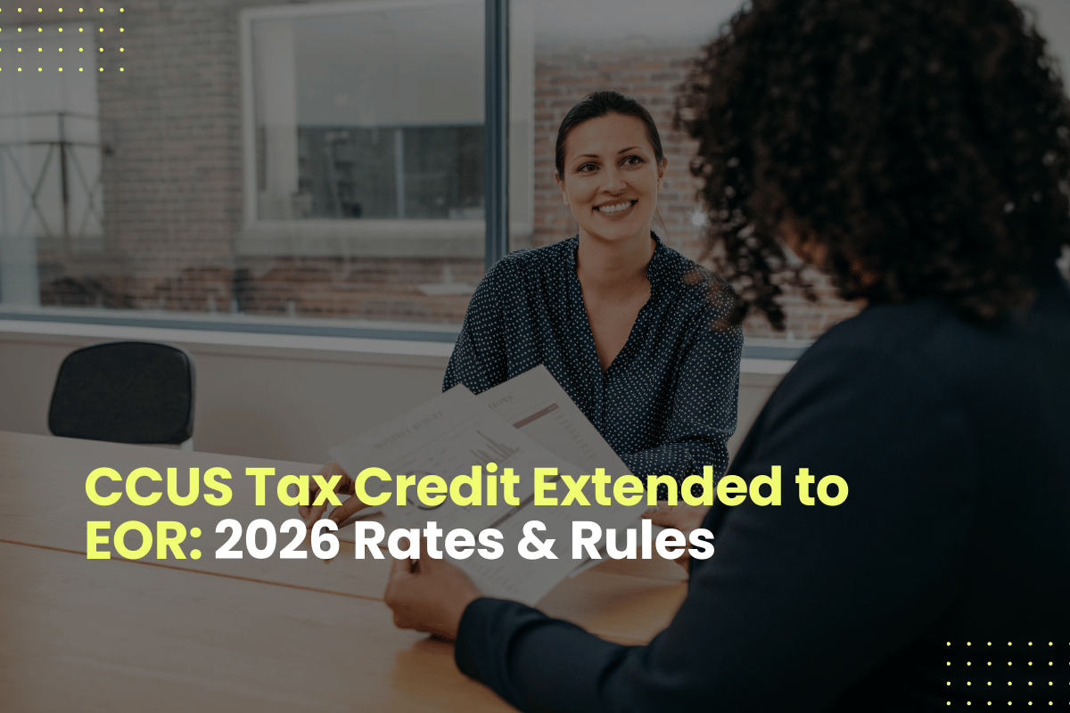 CCUS tax credit