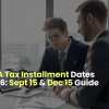 CRA tax installment